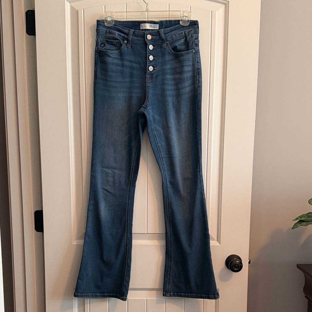 KanCan Dark Blue Flare Jeans